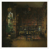 Thorvald Boeck's Library by Harriet Backer - thumbnail_0_nf_66aeaee61000f9bb7f31f51f